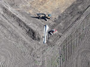 Installing a Culvert - Drainage work